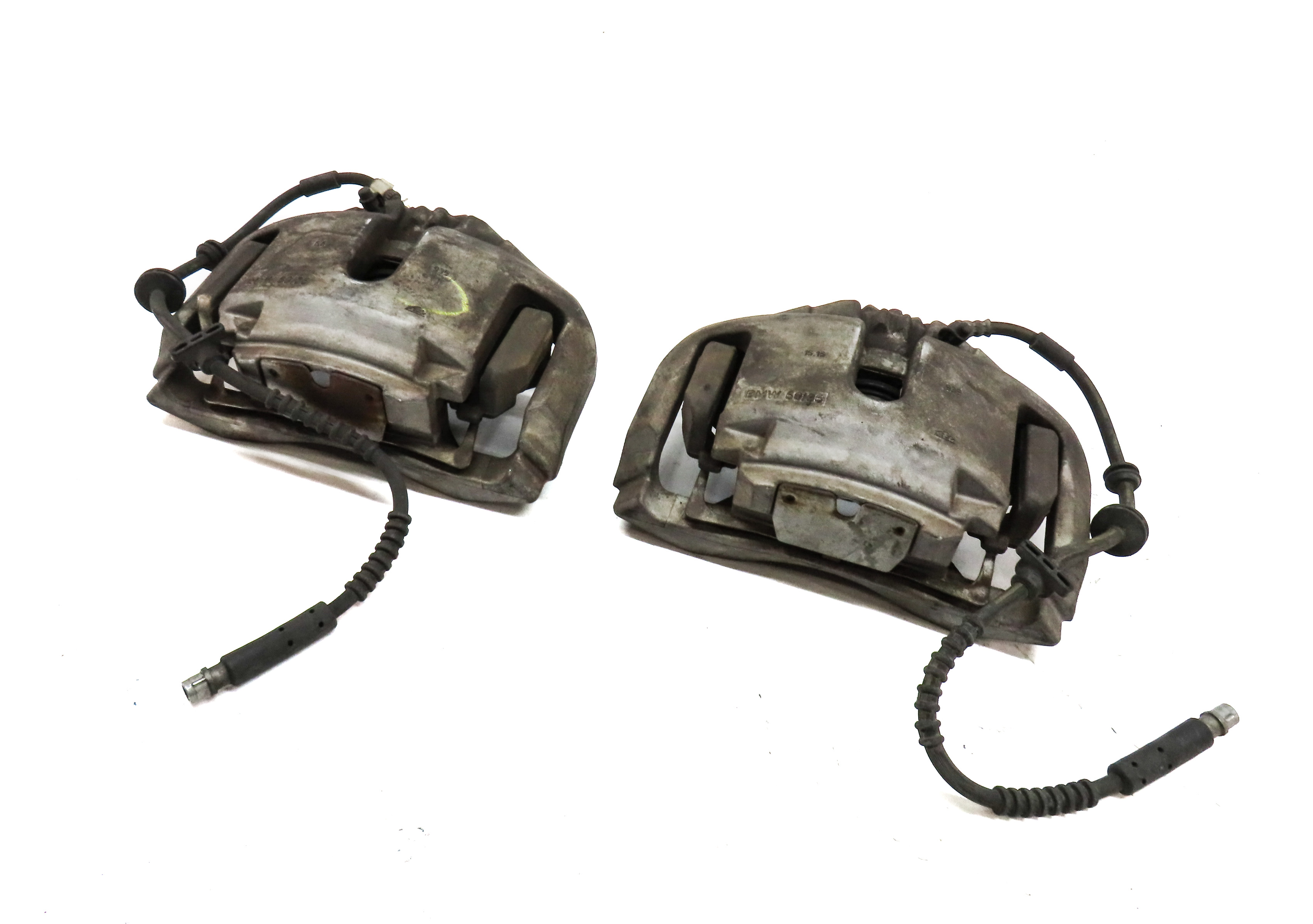 10-17 BMW 5 6 7 SERIES (F01 F06 F07 F10) FRONT LEFT & RIGHT BRAKE CALIPER SET 2 — exact item pictured